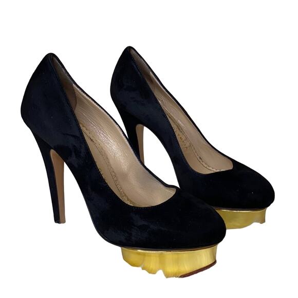 Charlotte Olympia Dolly Platform Heels Pumps 6 - Picture 1 of 11